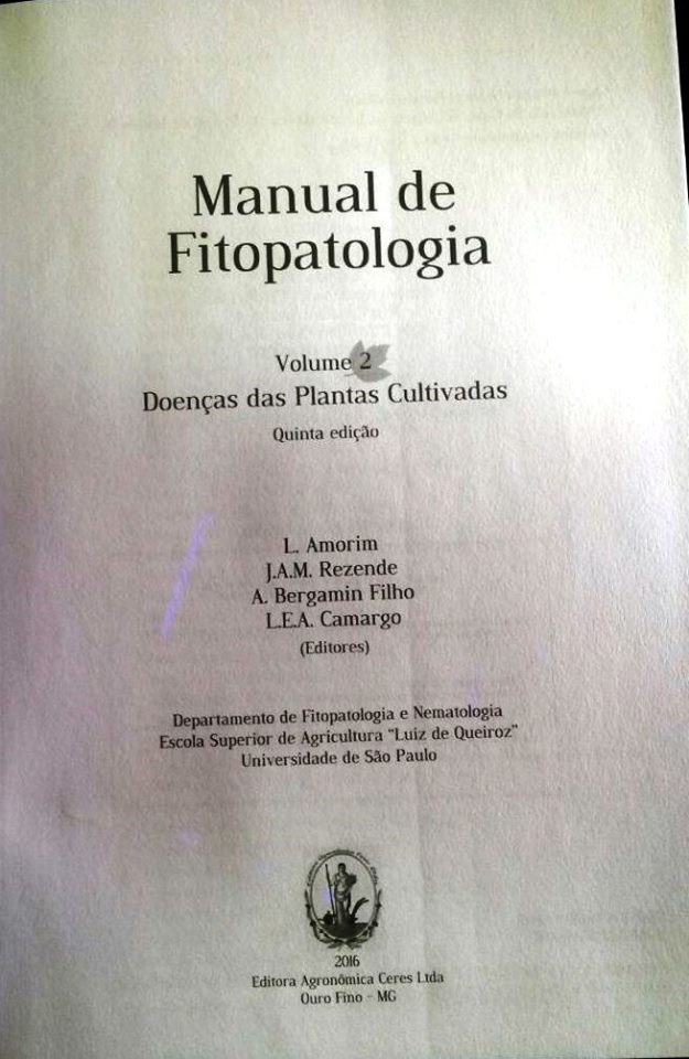 Livro De Fitopatologia